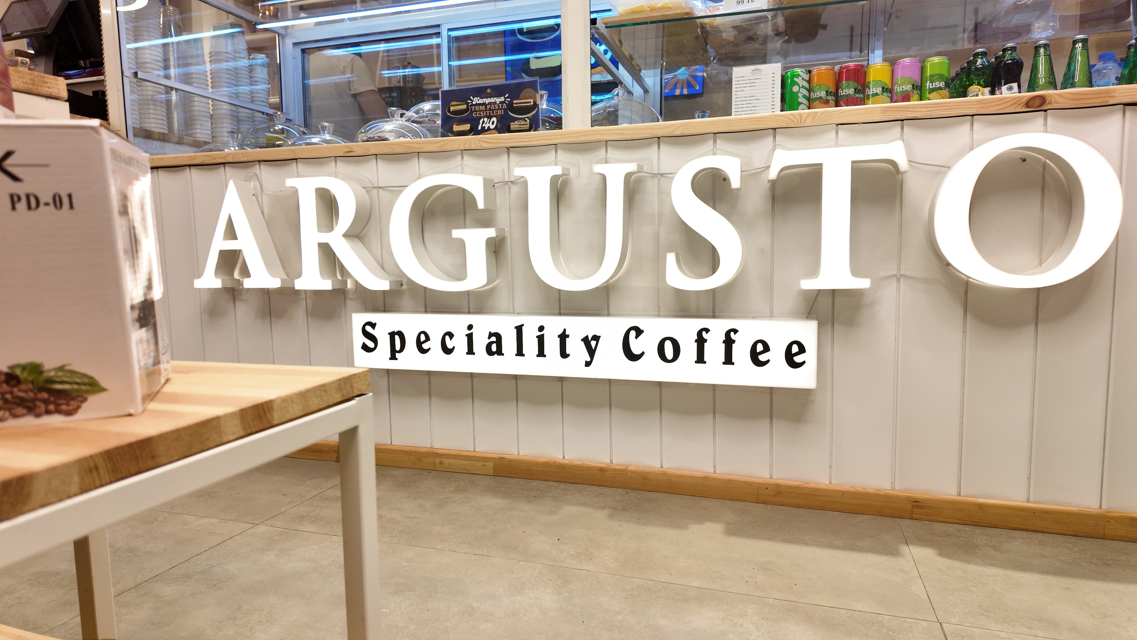 Proje 1: Argusto Coffee and Chocolate